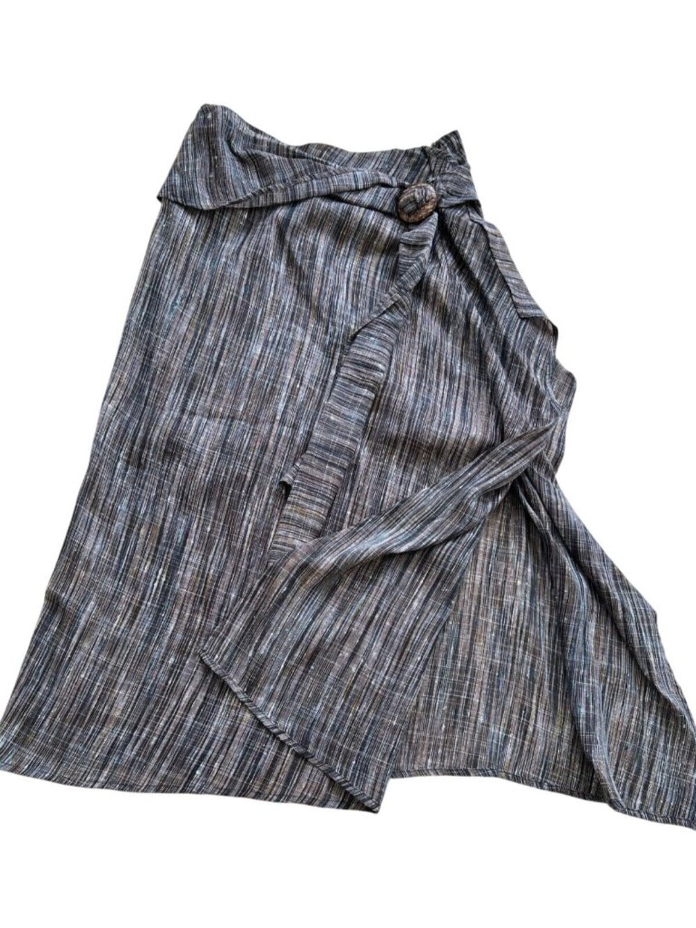 DStudio Womens Wrap Skirt Polyester Rayon Acrylic Blend Size 8